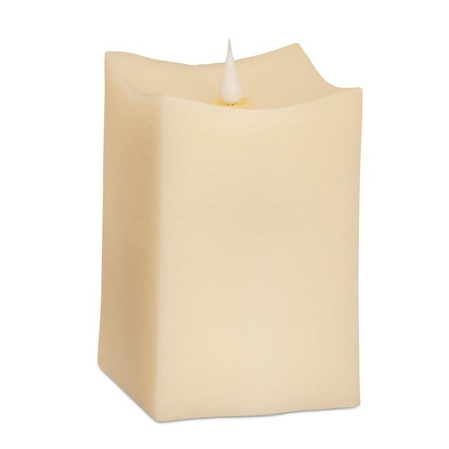 Elevate the ambiance of your space with the Simplux LED Squared Candle Set. Featuring a moving flame that mimics the...