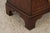 Pair Baker George III Burl Walnut Bachelor Chests For Sale - Image 14 of 17