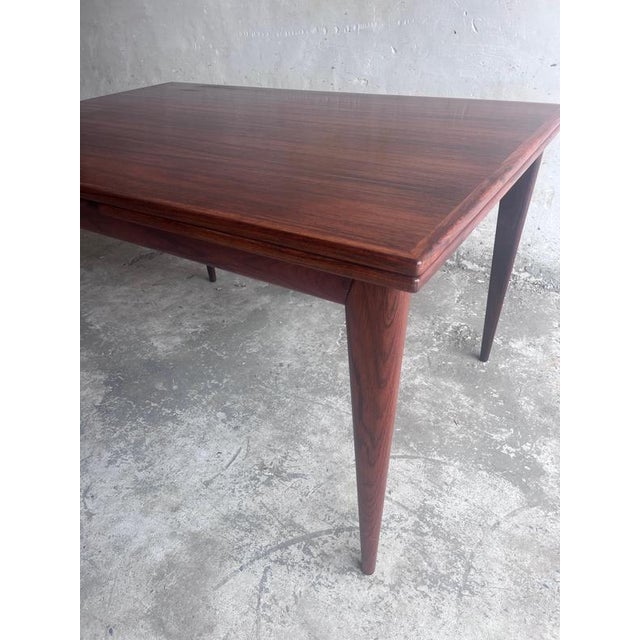 Danish Rosewood Model 254 Extendable Dining Table from Niels O. Møller, Denmark, 1960s For Sale - Image 8 of 10