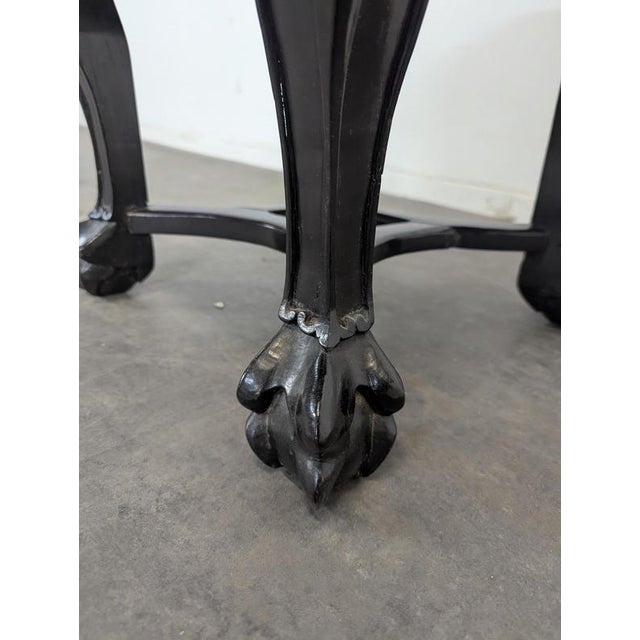 Side Table in Ironwood with Marble Top For Sale - Image 5 of 8