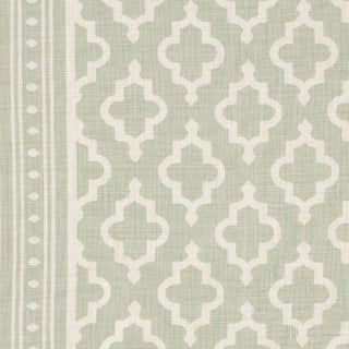 SAMPLE - Schumacher x Veere Greeney Jake Fabric In Celadon For Sale