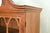 Baker Furniture Style Georgian Burled Walnut Breakfront Bookcase Cabinet, Circa 1960s For Sale - Image 10 of 17