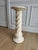 1962 Magidson Neoclassical Twisted Plaster or Chalkware Pedestal Column, Signed and Dated For Sale - Image 9 of 9