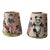 Vintage Children’s Fabric Lampshades - a Pair For Sale