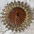 Melissa Levinson Gilt Iron Sunburst Ceiling Mount Light Fixture by Myanmar Home For Sale - Image 4 of 14