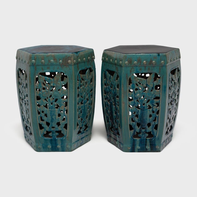 Mid 19th Century Chinese Jade Blossom Garden Stool, C. 1850 For Sale - Image 5 of 5