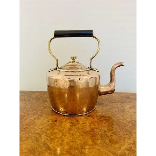 Large George III Copper Kettle, 1800s For Sale - Image 6 of 6