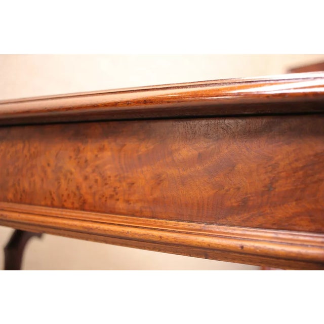 Brown 19th Century Victorian Walnut Hallway Table Sofa Table For Sale - Image 8 of 12