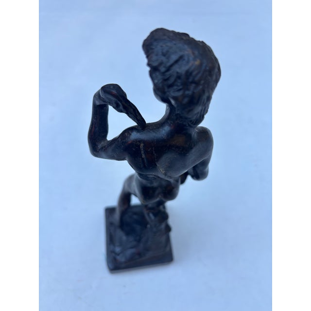 Early 19th Century After Donatello’s “David”, Bronze Sculpture For Sale - Image 4 of 7