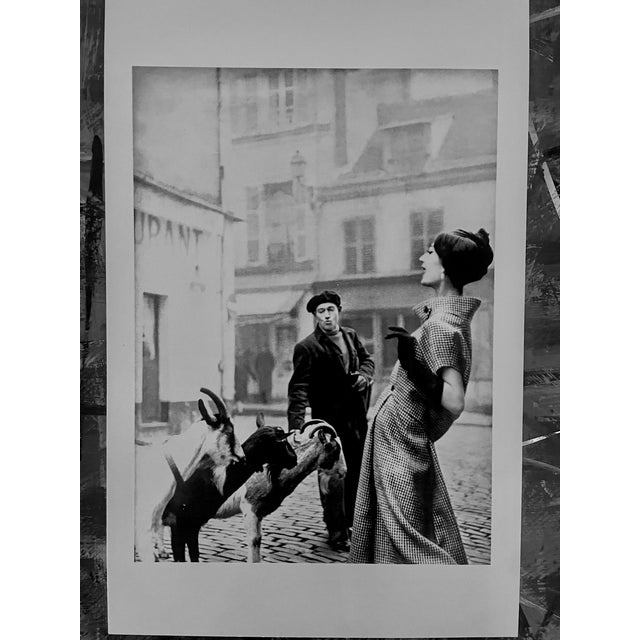This photo was taken in Paris 1956-57 and published in Harper's Bazaar. The model is Carmen Del'Orefice. Derujinsky...