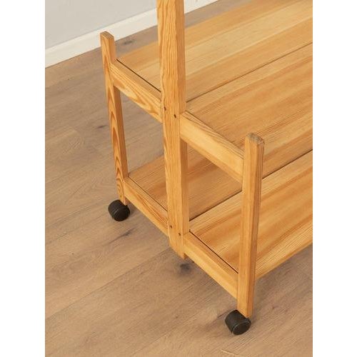 Wood Vintage Serving Trolley, 1980s For Sale - Image 7 of 8