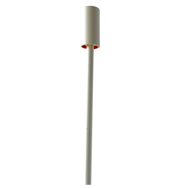 Mid-Century Modern 1960s Donald Drumm for Raymor American Modernist White Candelabrum For Sale - Image 3 of 4