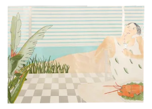 1980s Paul Lagacé - La Belle Vie Serigraph