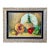 Still Life Oil Painting – Bold Colors, Original Wood Frame Vintage For Sale