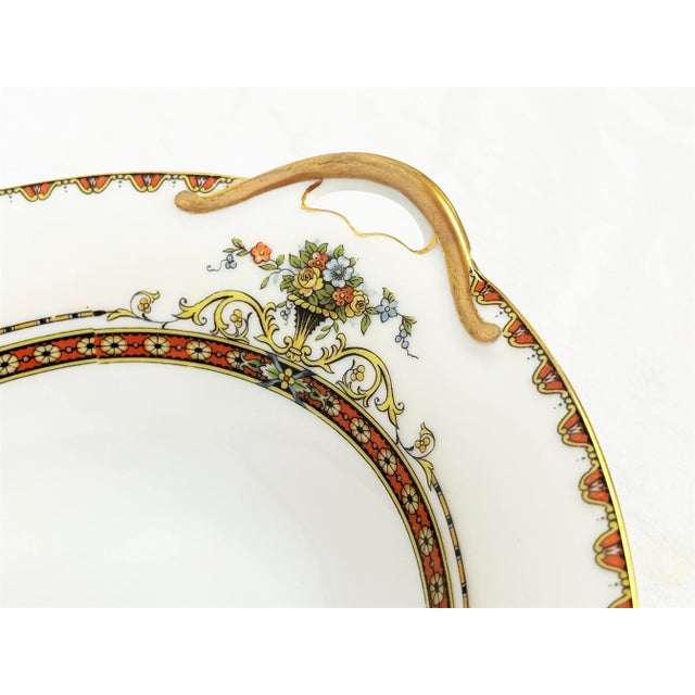 Circa 1960s Vintage Noritake 'Superba' Pattern Oval Serving Bowl For Sale - Image 10 of 13