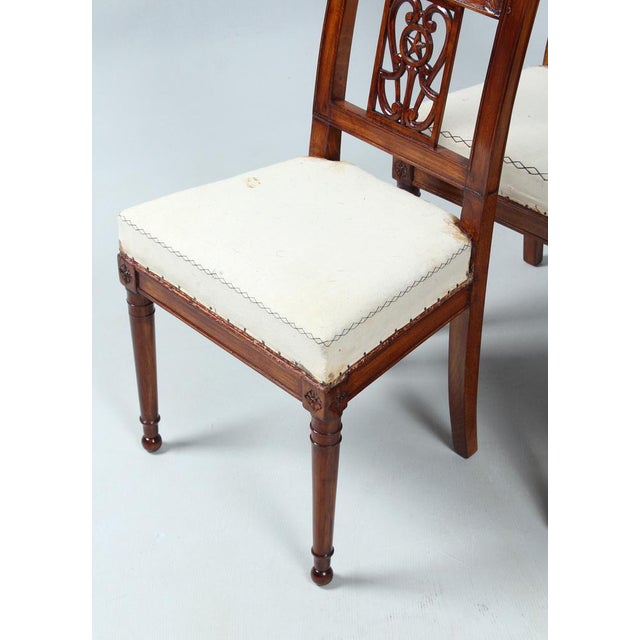Directoire Dining Chairs, Set of 6 For Sale - Image 11 of 15