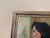 Vintage 1987 Chinese Oil Portrait Painting of a Woman For Sale - Image 4 of 8