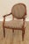 High Quality Solid Wood Frame Custom Upholstered French Style Fauteuil