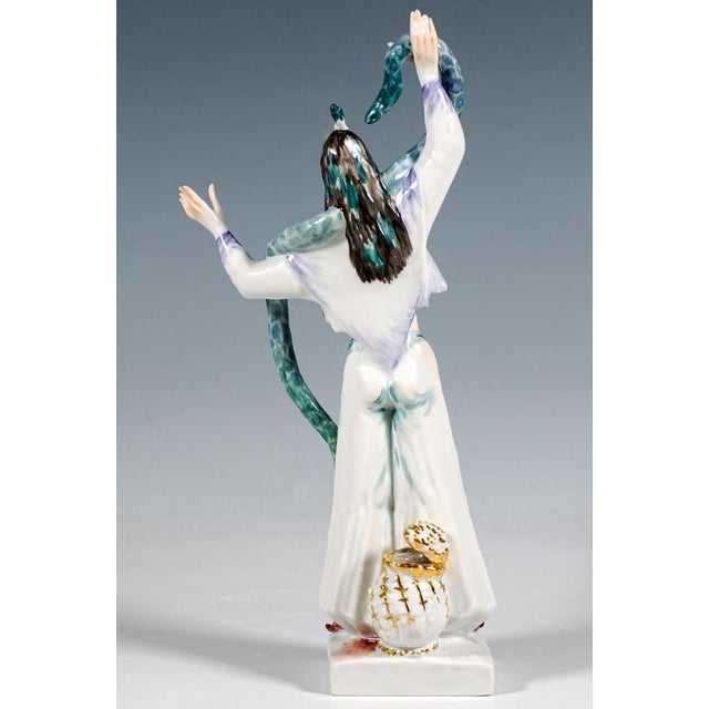Snake Charmer Circus Figurine by Peter Strang for Meissen, 1998 For Sale - Image 3 of 6