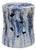 Chinese Drip Blue & White Cloud Garden Stool For Sale