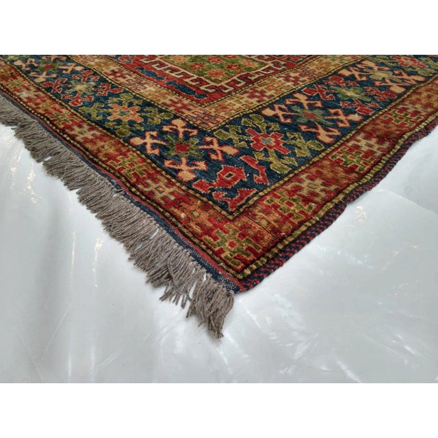 Textile 1990s Vintage Kazak Rug For Sale - Image 7 of 8