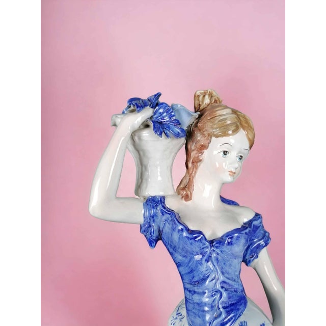 Beige The Peasant Girl Figurine For Sale - Image 8 of 10