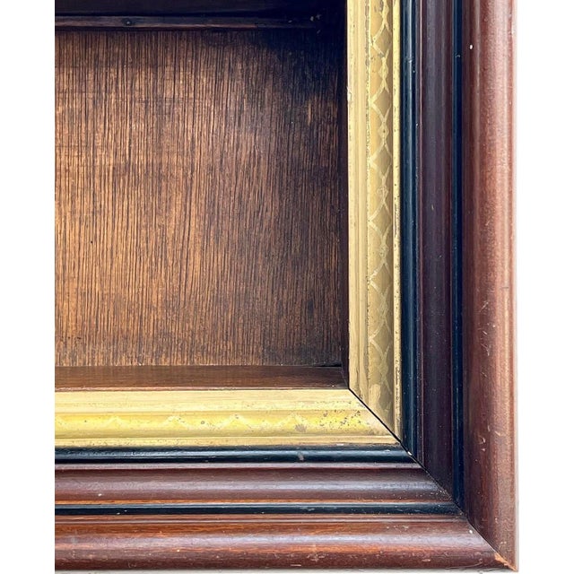 Traditional Antique Shadow Box Frame Wall Shelf For Sale - Image 3 of 6