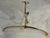 A very beautiful and elegant English coat and hat brass rack originally designed for yachts. A wonderful decorative...