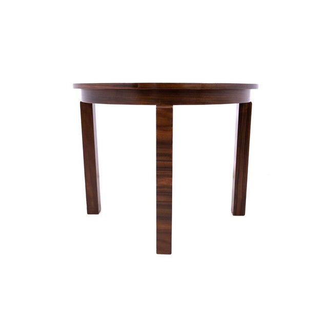 1940s Art Deco Side Table, Poland, 1940s For Sale - Image 5 of 10