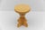 Mid-Century Modern Handmade Beech Stool, France, 1960s For Sale - Image 6 of 14