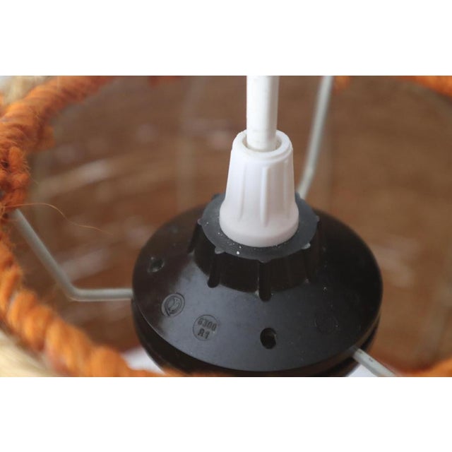 Hand-Crafted Sisal Lamp, 1970s For Sale - Image 10 of 12