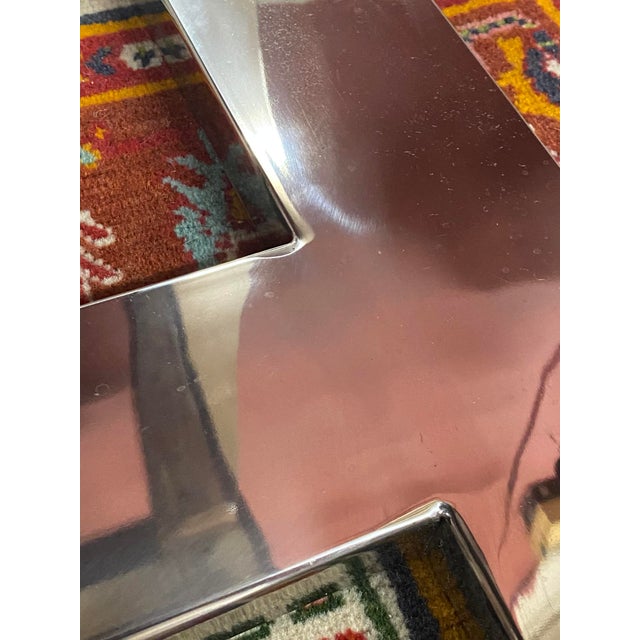 Timothy Oulton Wood & Metal Console For Sale - Image 9 of 12