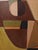 Axe Interieur, Abstract Contemporary Geometric Painting, Framed by Sophie Dumont For Sale - Image 4 of 9
