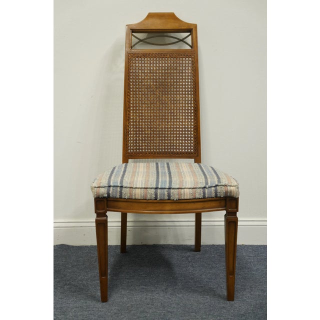 Set of 4 Century Furniture Italian Neoclassical Tuscan Style Dining Side Chairs 151-531 For Sale - Image 9 of 13