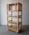 Brown High Quality Vintage Wicker Bookshelf For Sale - Image 8 of 9