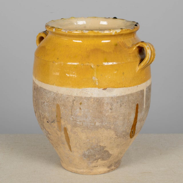 French Terracotta Vase or Pot À Confit 13.25"High For Sale In Orlando - Image 6 of 11
