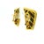1990s Pair of Michael Bondanza “Heatwave” Platinum & 18k Gold Sculptural Earrings For Sale - Image 4 of 10