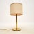 Gold Vintage French Brass Table Lamp, 1970s For Sale - Image 8 of 8