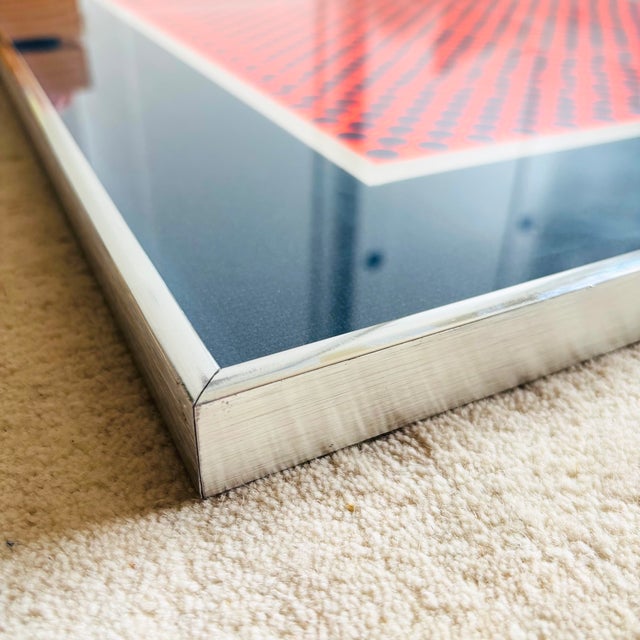 1969 Victor Vasarely Signed Op Art Serigraph For Sale - Image 12 of 13