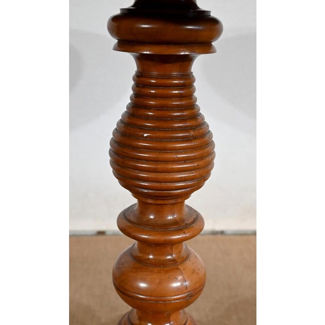 Late 19th Century Louis Philippe Style Walnut Pedestal Table For Sale - Image 6 of 18