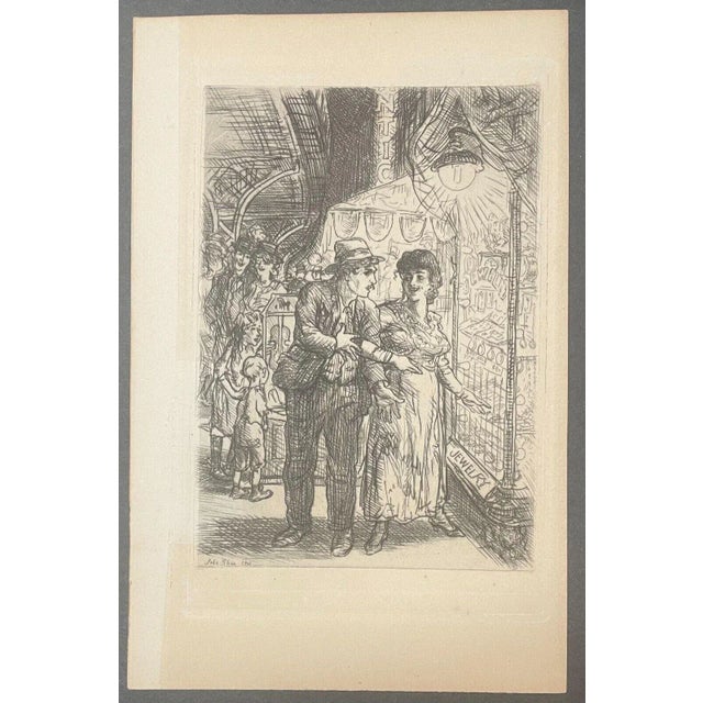 This is just a great original piece. This is one of those etchings I have debated getting nicely framed up and hanging in...