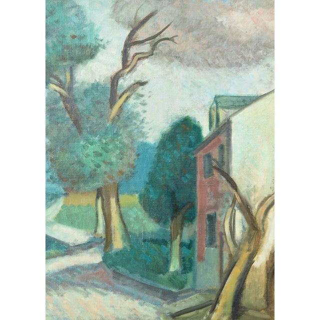 Modern Kurt Neyers, Kurt Neyers, Gemälde "Mosellandschaft", 1946, Framed For Sale - Image 3 of 11