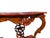 Rococo Rococo Revival Style Carved Wood Pierced Console Entryway Table For Sale - Image 3 of 6