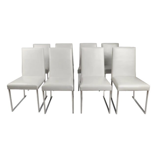 B&B Italia Solo Dining Chairs Designed by Antonio Citterio - Set of 8 For Sale