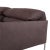 Brown Cor Avalanche Fabric Three-Seater Grey Manual Function Sofa Couch For Sale - Image 8 of 17