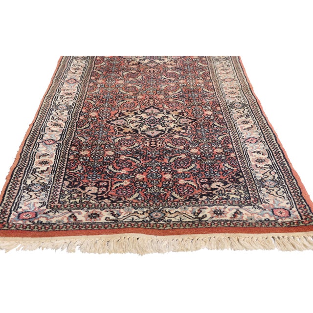 Vintage Indian Bijar Rug Runner, 02'07 X 09'11 For Sale - Image 4 of 10