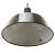 Industrial Vintage Industrial Brown Enamel Pendant Light For Sale - Image 3 of 5
