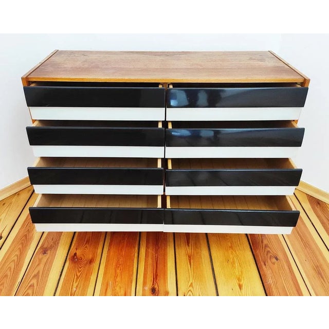 Wood Chest of Drawers by J. Jiroutek for Interier Praha, Czechoslovakia, 1960s For Sale - Image 7 of 11