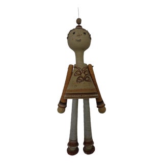 Figurative Studio Ceramic Wind Chime by Karen Boel, Denmark, 1960s For Sale