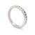 Tiffany & Co. Platinum Diamond Wedding Band 0.33ct 5.1g, Size 6.25 For Sale - Image 6 of 11